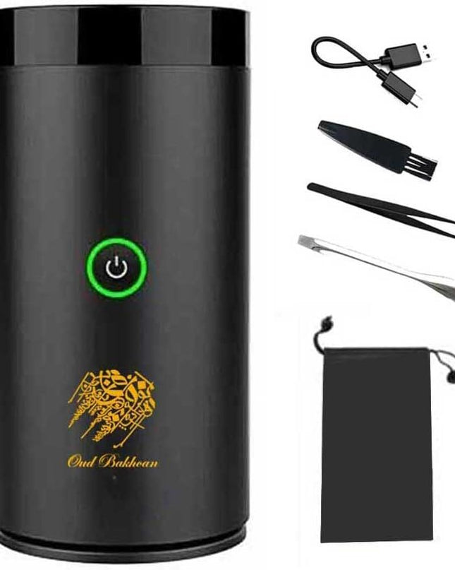 مبخرة كهربائية محمولة موزع روائح عطرية للسيارة والمنزل (اسود)